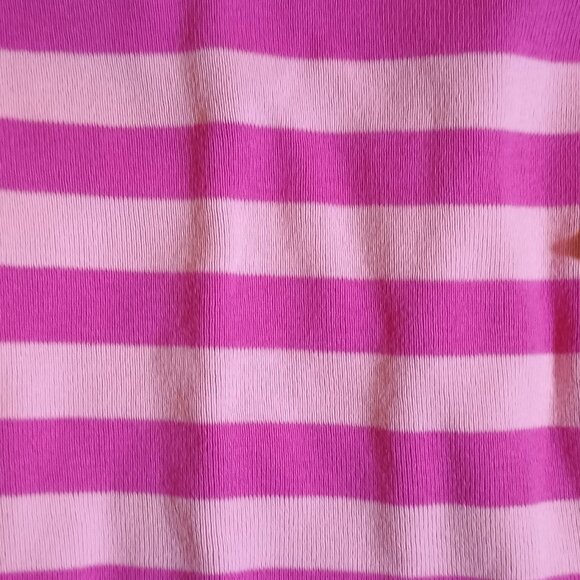 Hanna Andersson / Long Sleeve Rugby Shirt / Girls / 2T / Pink / Striped Preowned - Picture 3 of 6